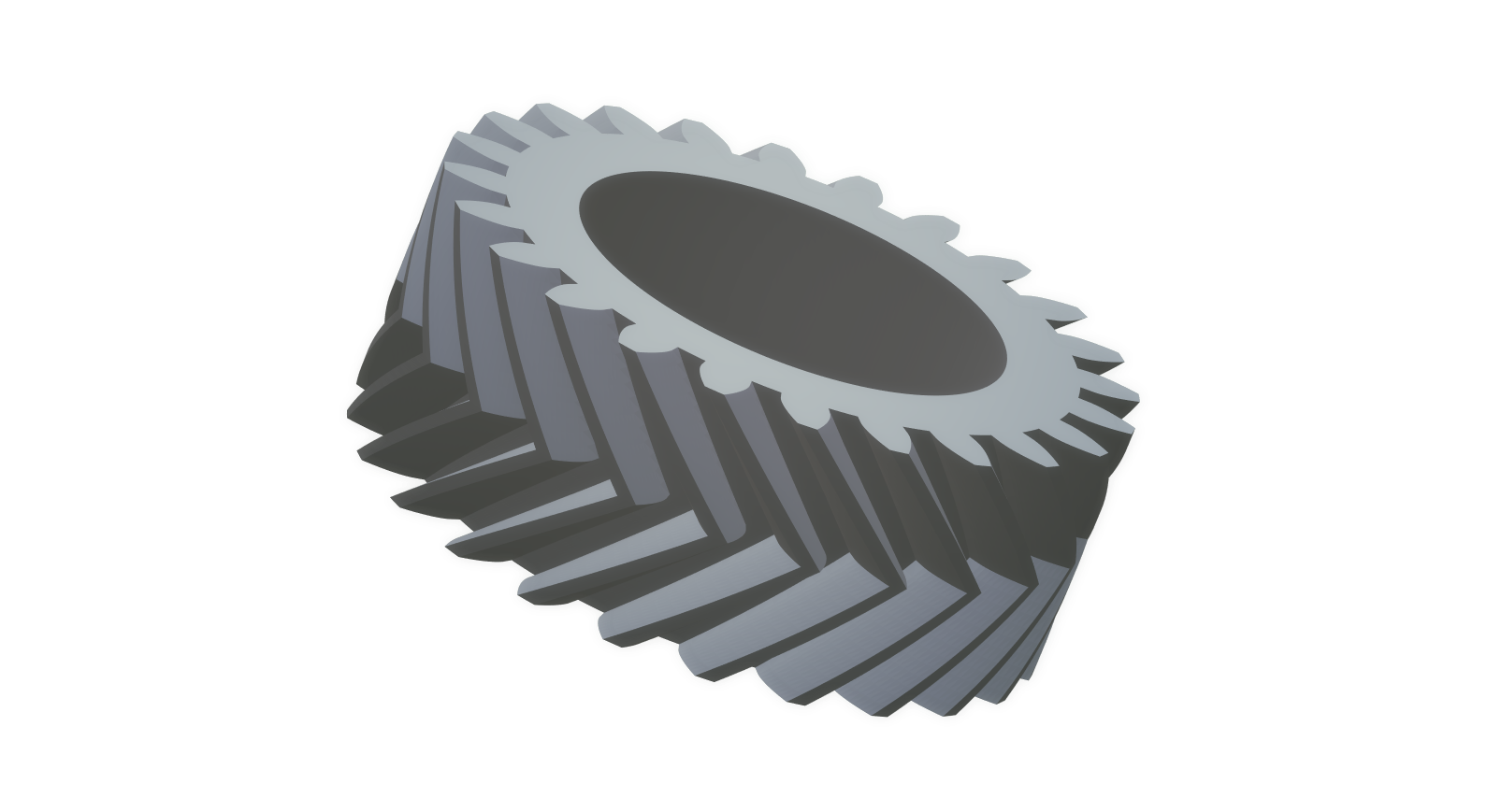 Fully Functional 3D-Printed Bevel Gear Drive Model 