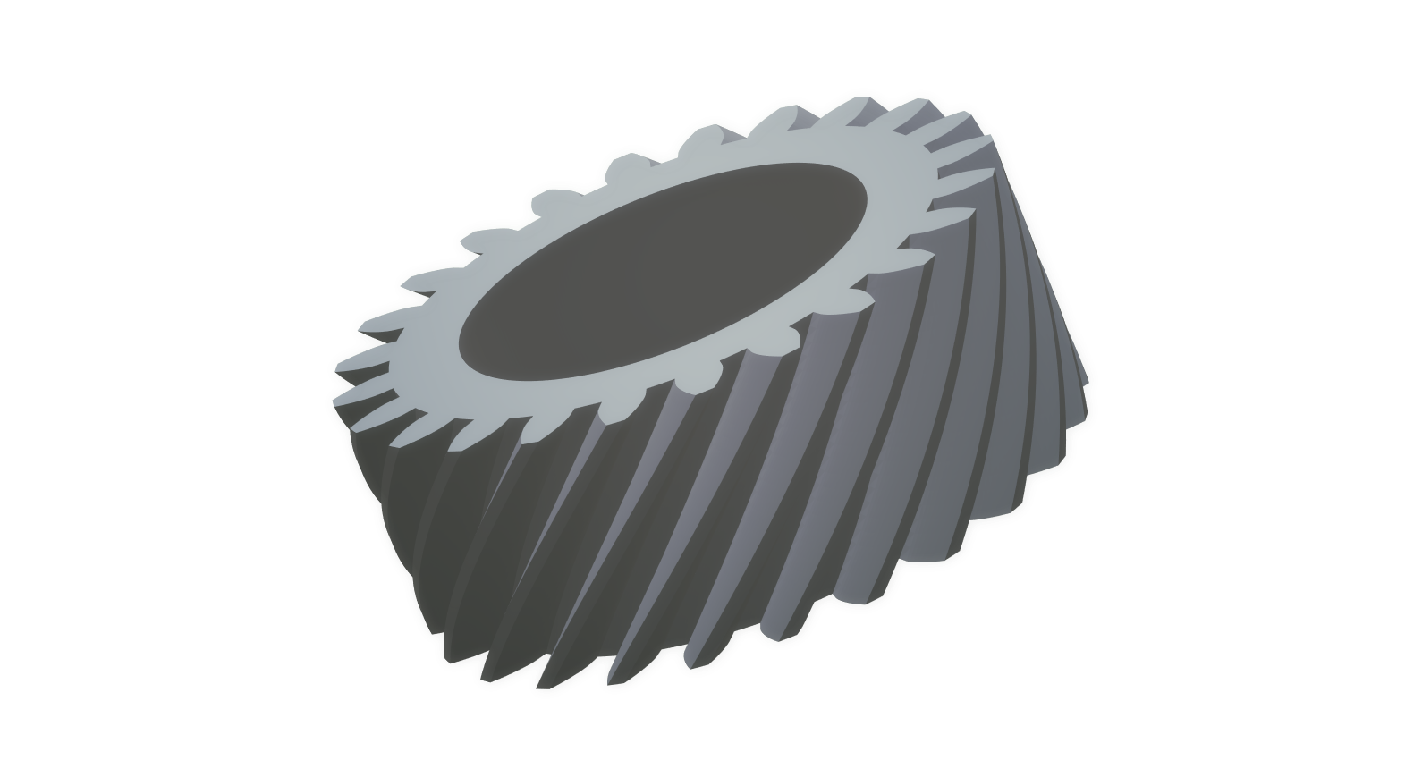 Premium AI Image  A 3d model of a spiral of gears