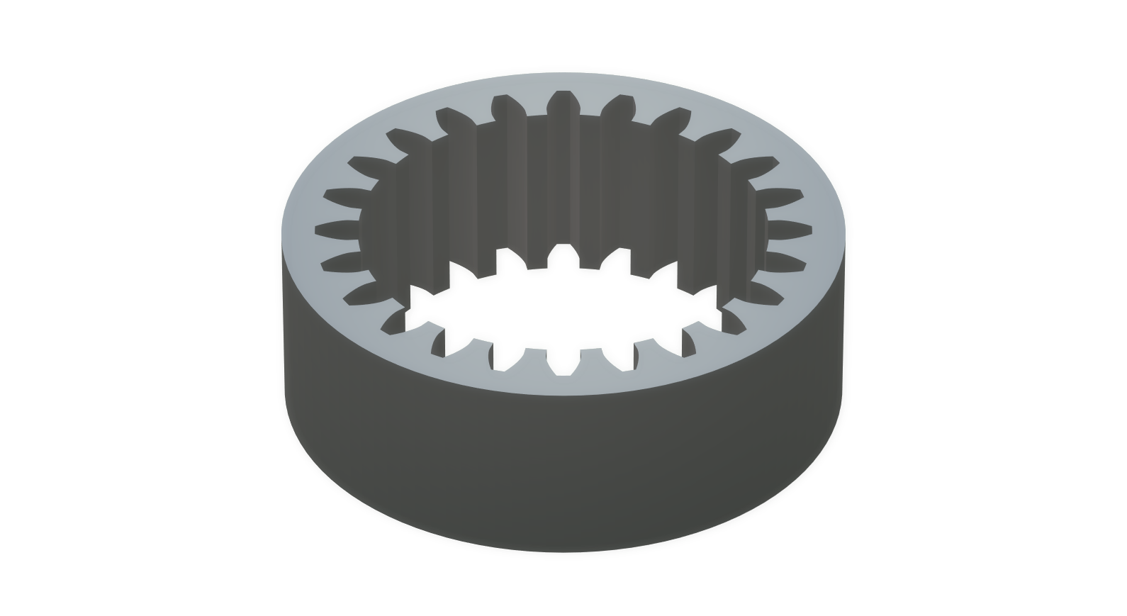 General Purpose 3D Printable Herringbone and Spur Gear Set, 3D CAD Model  Library